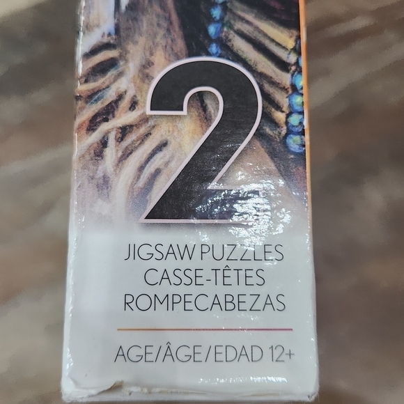 2 Ceaco 1000 pc Puzzle C Frizzell Lodge Ancestors Distant View 3204-1 Sealed New - Picture 7 of 10